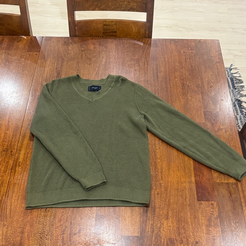 Lucky Brand Olive Green Sweater Size M